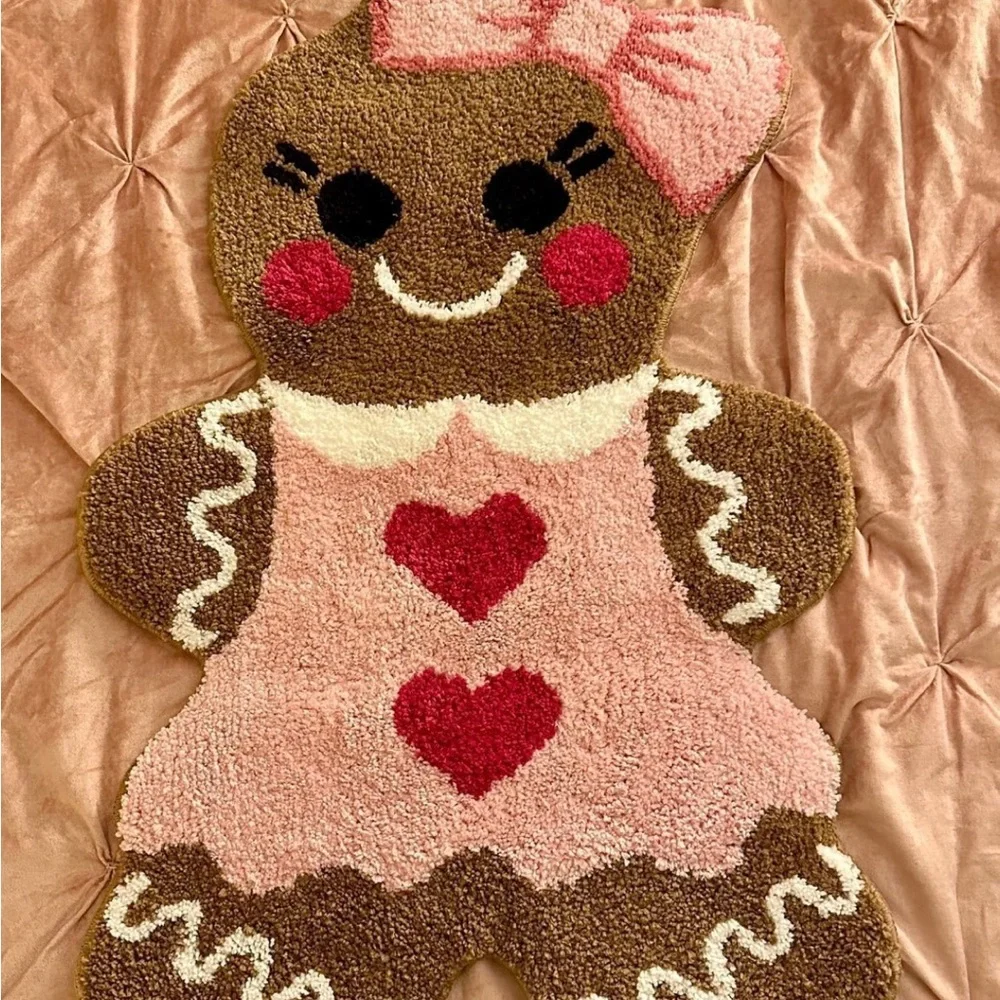Gingerbread Girl Cookie Rug 💗 - Picture 4 of 4